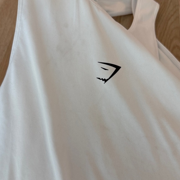 Gymshark Black and White Racerback Tank Tops - Picture 6 of 7